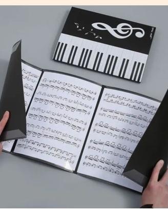 Cartella PORTASPARTITI a banda x 6 fogli