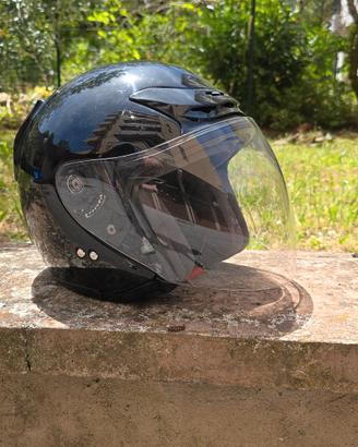 Casco Jet Crivit Taglia S (55-56 cm) con visiera