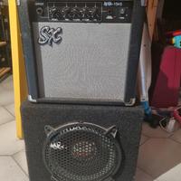 amplificatore +altro sub x chitarra/basso/pianola 