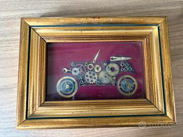 Quadretto meccanismi orologio 1900 steampunk