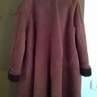 Cappotto donna montone bordeaux