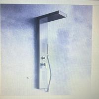 Colonna doccia idrom a tre vie in acciaio lucido