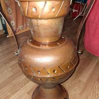 Portaombrelli ad anfora in rame