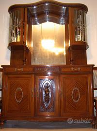 Due Credenze Liberty in legno massello