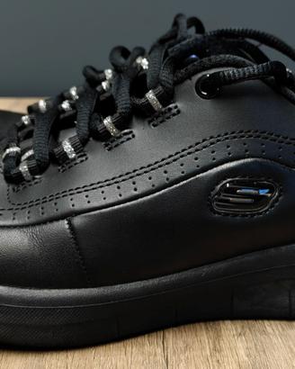 scarpe Skechers D'Lites nere tg. 37 pelle