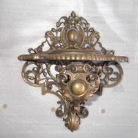 Portacandela da parete in ottone