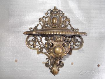 Portacandela da parete in ottone