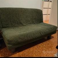 Divano letto verde