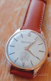 Eberhard 37mm vintage cassa placcata oro