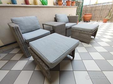 Soggiorno da esterno componibile