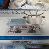 set grill pietra lavica per barbecue