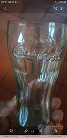 bicchieri coca cola trasparenti  vintage n 6