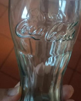 bicchieri coca cola trasparenti  vintage n 6