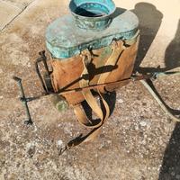 Irroratrice manuale funzionante per verderame