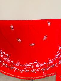 Tovaglia rotonda Natale vintage da collezione