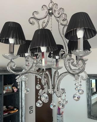 Lampadario con applique 