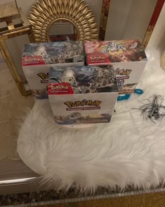 3 box collezione pokemon