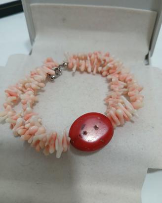 bracciale in corallo