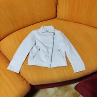 Giubbino similpelle rosa antico bambina