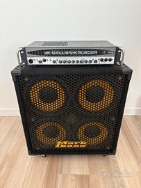 Testata e cassa altoparlante