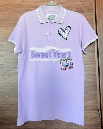 Polo S uomo cotone 100% color glicine Sweet Years