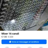 Mixer 16 canali