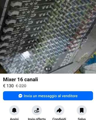 Mixer 16 canali