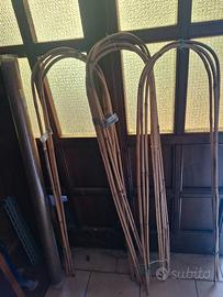 9 archetti nuovi in Bamboo per orto