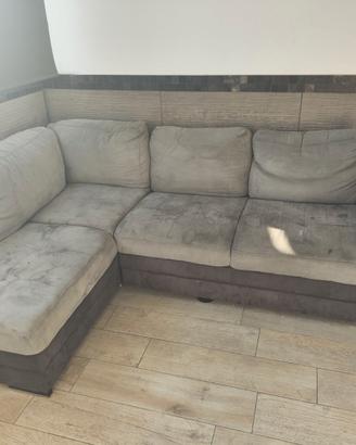 Divano con penisola usato – €40