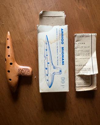 Ocarina Arrigo Mignani (Budrio) DO1 – con scatola