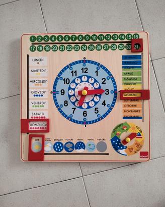 Orologio calendario per bambini