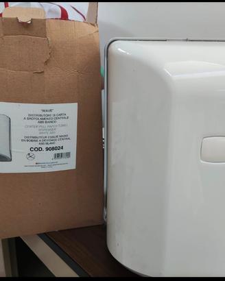 Distributore carta asciugamani a strappo centrale 