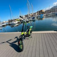 Bici elettrica nuova argento