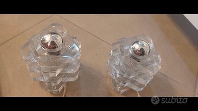 Coppia di lampade in vetro  Ice  Cube 