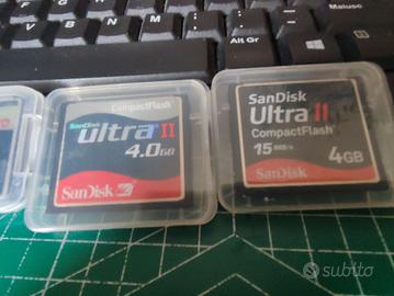 Schede di memoria Compact Flash