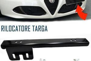 PORTATARGA Nero per ALFA ROMEO RILOCATORE Laterale