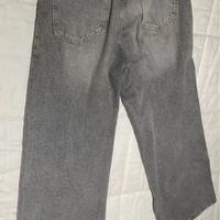 Jeans wide leg Grigio