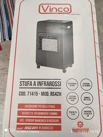 stufa con bombola nuova