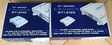 Amplificatori Crunch Gti4100 + Gti2100