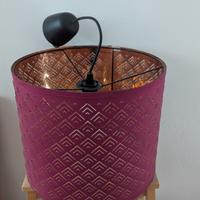 Lampada a sospensione Ikea Nymo rosso e oro