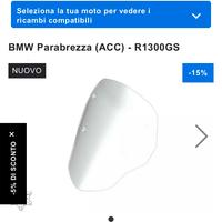 Cupolino rally sportivo BMW R1300GS