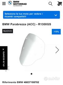 Cupolino rally sportivo BMW R1300GS