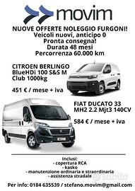 Noleggio auto e furgoni