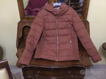 Piumino invernale donna nuovo marrone chiaro
