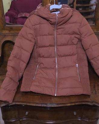 Piumino invernale donna nuovo marrone chiaro