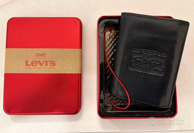 Levi’s Vintage Two Horses portafoglio pelle nera