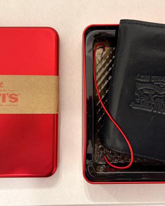 Levi’s Vintage Two Horses portafoglio pelle nera