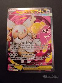 Carta Pokemon mega audino ex ascesa eroica