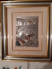 Raro Quadro Argento 800
