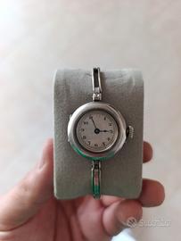 Orologio da polso in argento, epoca tra 1888/1933